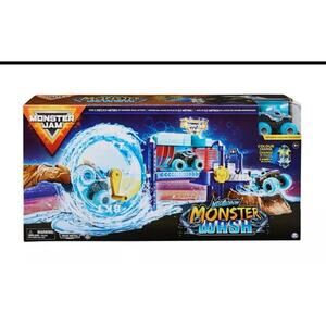 MONSTER JAM MEGALODON MONSTER WASH & 1:64 MONSTER TRUCK PLAYSET SPIN MASTER NEW
